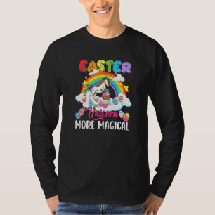 Easter Unicorn More Magical Happy Easter Cute Unic T-Shirt