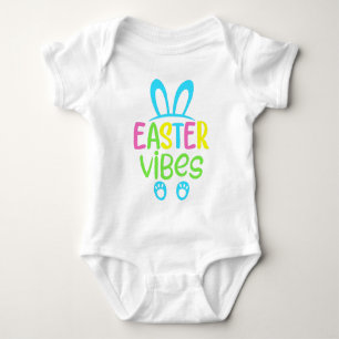 Easter Vibes Pastel Baby Bodysuit