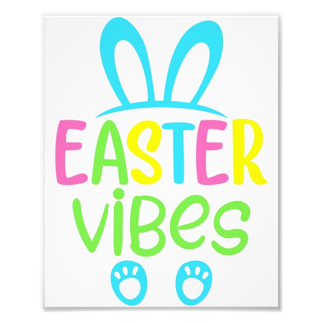 Easter Vibes Pastel Photo Print (Front)