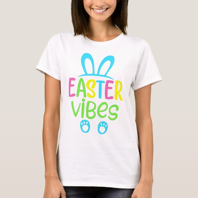 Easter Vibes Pastel T-Shirt (Front)
