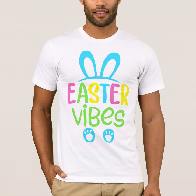 Easter Vibes Pastel T-Shirt (Front)