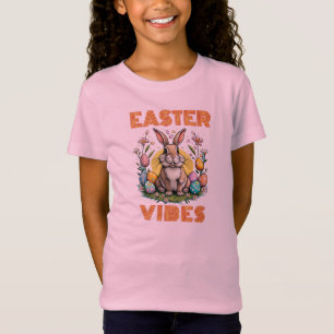 Easter Vibes with Easter Bunny and Eggs T-Shirt