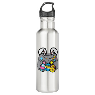 Easter Video Game Bunny Eggs Gaming Gamer Boys Men 710 Ml Water Bottle