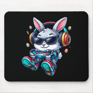 Easter video game bunny eggs hunt game boys men mouse pad