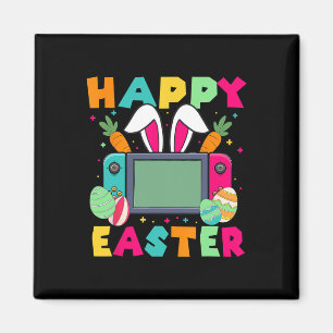 Easter Video Game Bunny Gaming Controller Gamer Bo Magnet