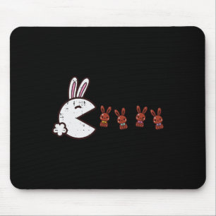 Easter Video Game Eating Bunnies Gaming Boys Kids  Mouse Pad