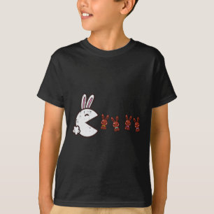 Easter Video Game Eating Bunnies Gaming Boys Kids T-Shirt