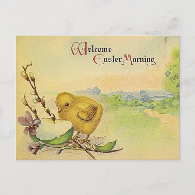 Easter Vintage Postcard (Front)