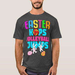Easter Volleyball Bunny Holiday Rabbit Sport  T-Shirt