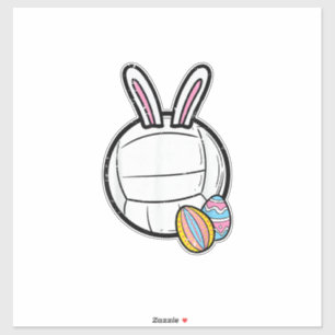 Easter Volleyball Bunny Sports Player Women Girls 