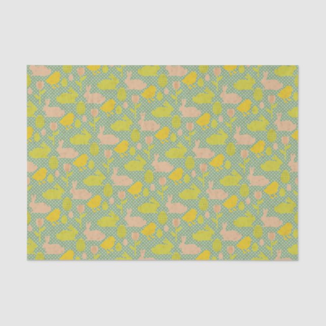 Easter Wallpaper Tissue Paper (Front)