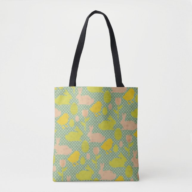 Easter Wallpaper Tote Bag (Front)