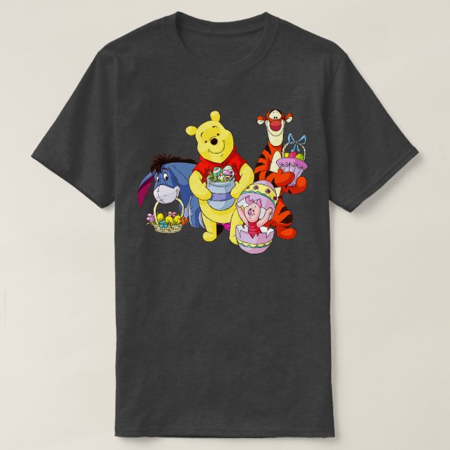 Easter Winnie The Pooh  T-Shirt (Design Front)