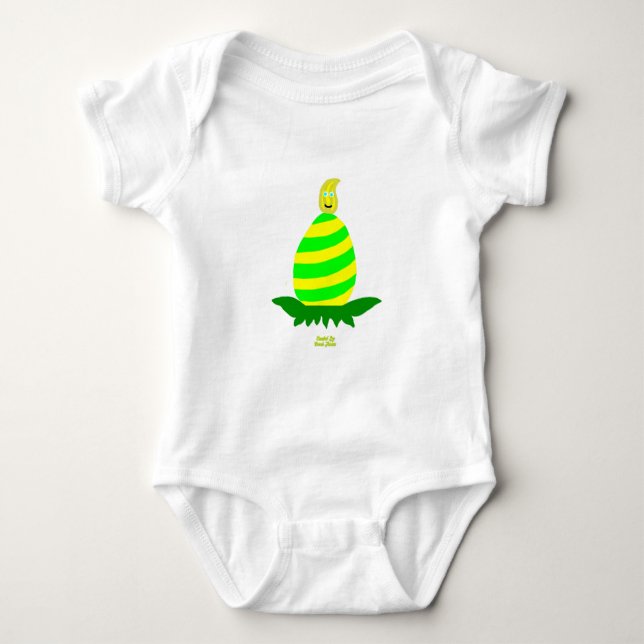 Easter Wishes Baby Jersey Bodysuit (Front)