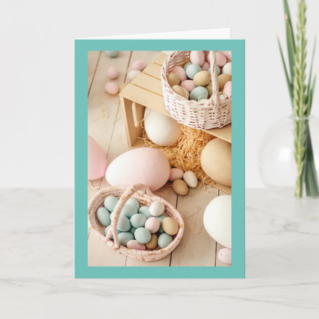 **EASTER WISHES FOR SPECIAL FRIEND/FAMILY** CARD (Front)