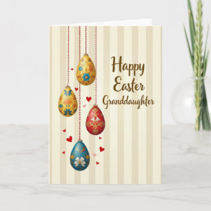 Easter Wishes Granddaughter Card
