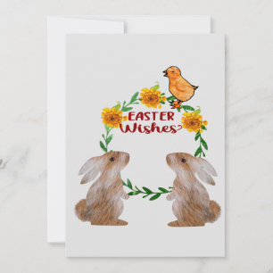 Easter Wishes Holiday Card