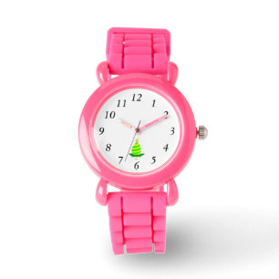 Easter Wishes Kids Pink Glitter Strap Watch