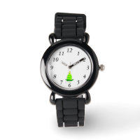 Easter Wishes Kids Silver Glitter Strap Watch
