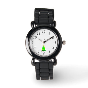 Easter Wishes Kids Silver Glitter Strap Watch