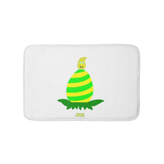 Easter Wishes Small Bath Mat (Front)