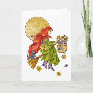Easter Witch Card