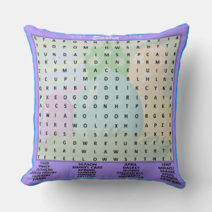 Easter Word Search Cushion