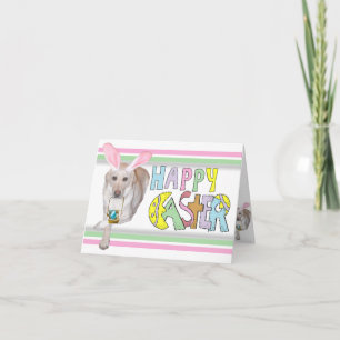 Easter Yellow Labrador Retriever Holiday Card