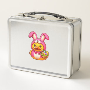 Easter Yellow Rubber Duck Cruise Ship Cruising Duc Metal Lunch Box