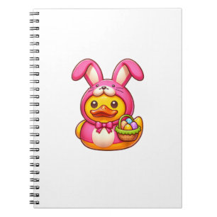 Easter Yellow Rubber Duck Cruise Ship Cruising Duc Notebook