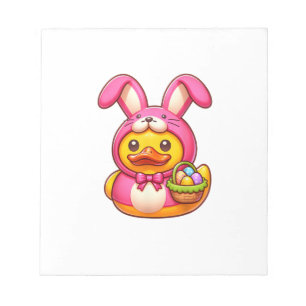 Easter Yellow Rubber Duck Cruise Ship Cruising Duc Notepad