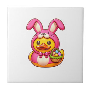 Easter Yellow Rubber Duck Cruise Ship Cruising Duc Tile