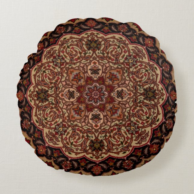 Eastern Accent Vintage Persian Pattern Round Cushion (Front)