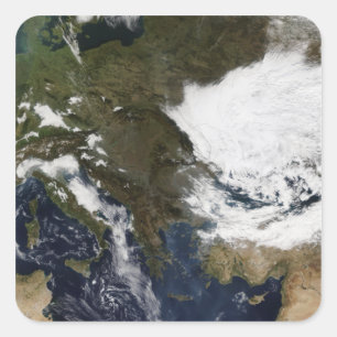 Eastern and Southern Europe Square Sticker