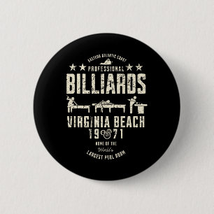 Eastern Atlantic Professional Billiards Virginia B 6 Cm Round Badge