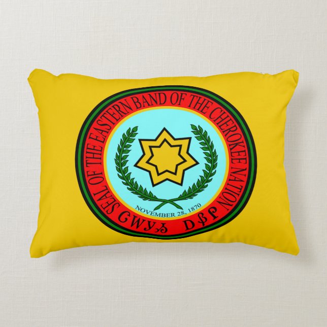Eastern Band of Cherokee Decorative Cushion (Front)