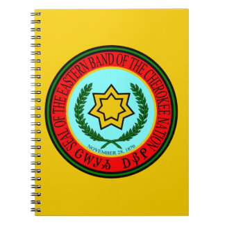 Eastern Band Of The Cherokee Seal Spiral Notebook