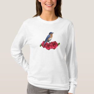 Eastern Bluebird Camellia T-Shirt