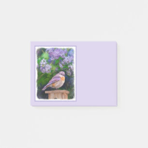 Eastern Bluebird in Snow - Original Photograph Post-it Notes
