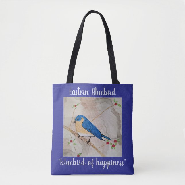Eastern Bluebird  Tote Bag (Front)