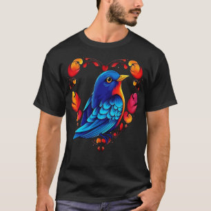 Eastern Bluebird Valentine Day T-Shirt