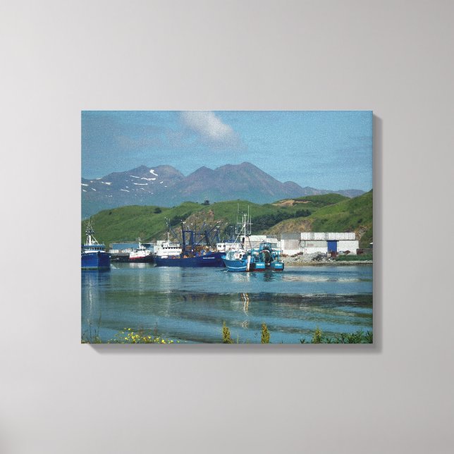 Eastern Channel, Dutch Harbour, AK Canvas Print (Front)