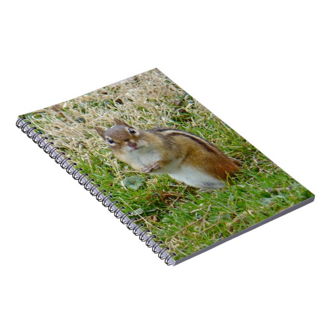 Eastern Chipmunk Spiral Notebook (Right Side)