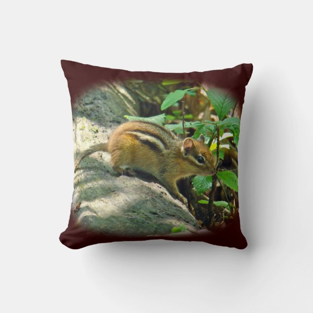 Eastern Chipmunk - Tamias Cushion (Front)