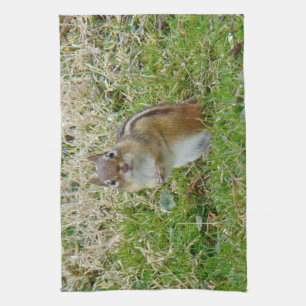 Eastern Chipmunk Tea Towel