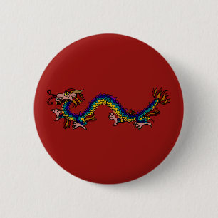 Eastern Dragon 6 Cm Round Badge