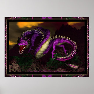 Eastern Dragon By Michelle Wilder Poster