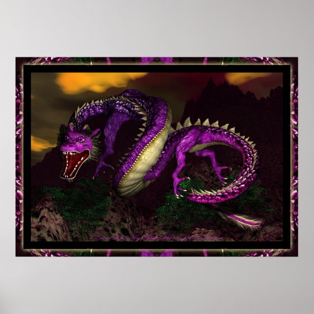 Eastern Dragon By Michelle Wilder Poster (Front)