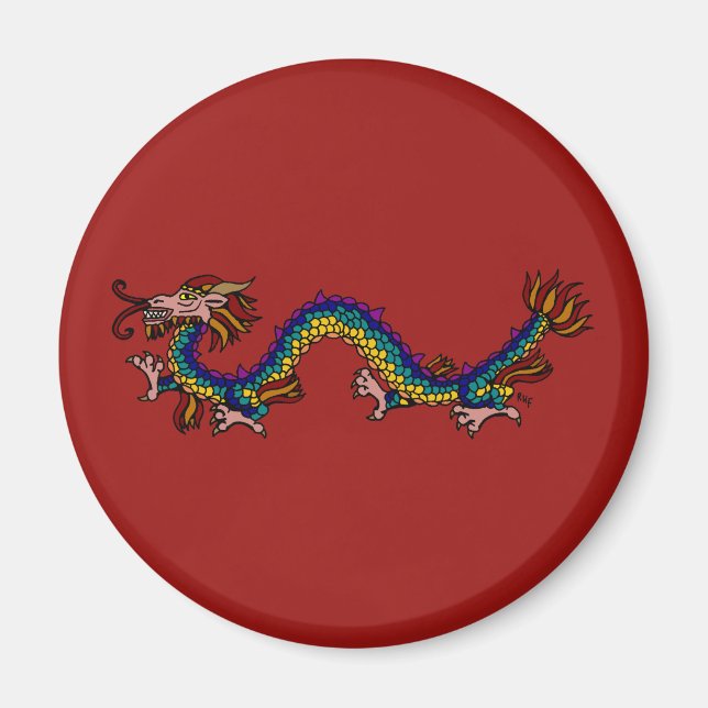 Eastern Dragon Magnet (Front)