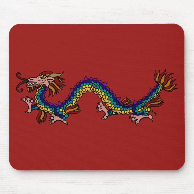 Eastern Dragon Mouse Pad (Front)